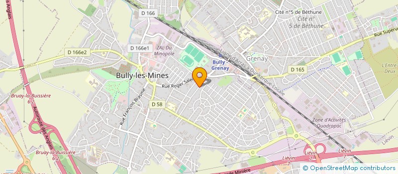 localisation de l'entreprise MONSIEUR TONY LEQUIEN  BULLY-LES-MINES