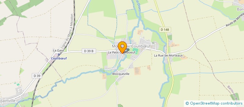localisation de l'entreprise MONSIEUR TONY LESAGE à MORTEAUX-COULIBŒUF