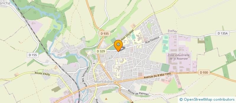 localisation de l'entreprise MONSIEUR TONY LHEUREUX  MONTDIDIER