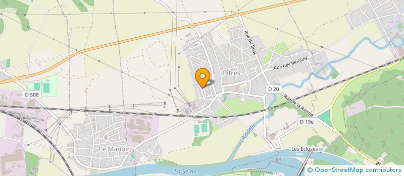 localisation de l'entreprise MONSIEUR TONY LHEUREUX  PITRES