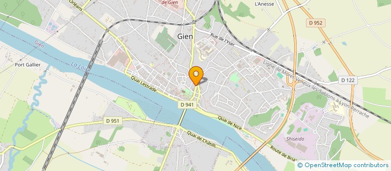 localisation de l'entreprise MONSIEUR TONY LIN  GIEN