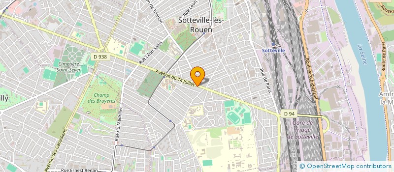 localisation de l'entreprise MONSIEUR TONY LINANT à SOTTEVILLE-LES-ROUEN