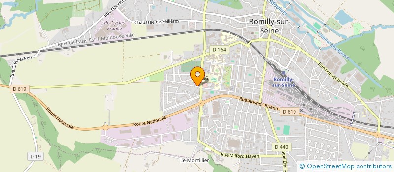 localisation de l'entreprise MONSIEUR TONY LIONNET  ROMILLY-SUR-SEINE