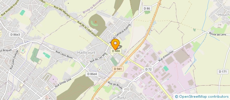 localisation de l'entreprise MONSIEUR TONY LIPSCOMB à HAILLICOURT