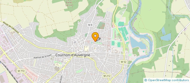 localisation de l'entreprise MONSIEUR TONY LISAMBERT  COURNON-D'AUVERGNE