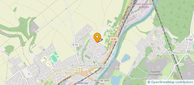 localisation de l'entreprise MONSIEUR TONY LOBAU  SAINT-LEU-D'ESSERENT