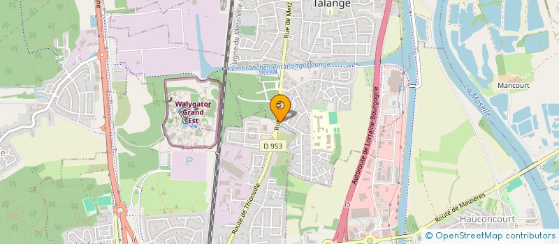 localisation de l'entreprise MONSIEUR TONY LOMBARD  TALANGE