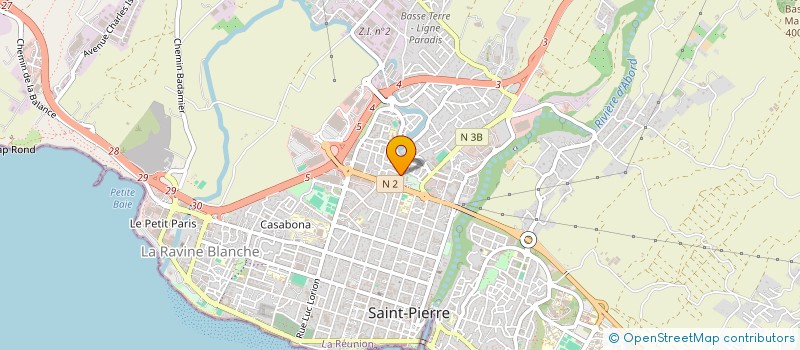 localisation de l'entreprise MONSIEUR TONY LOMBARDIE à SAINT-PIERRE