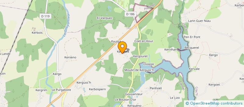 localisation de l'entreprise MONSIEUR TONY LORIOT  CARNAC