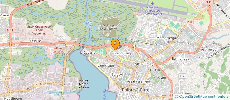 localisation de l'entreprise MONSIEUR TONY LOUIS à LES ABYMES