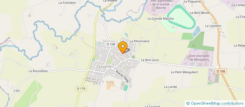 localisation de l'entreprise MONSIEUR TONY LOUVIGNE  JAVENE