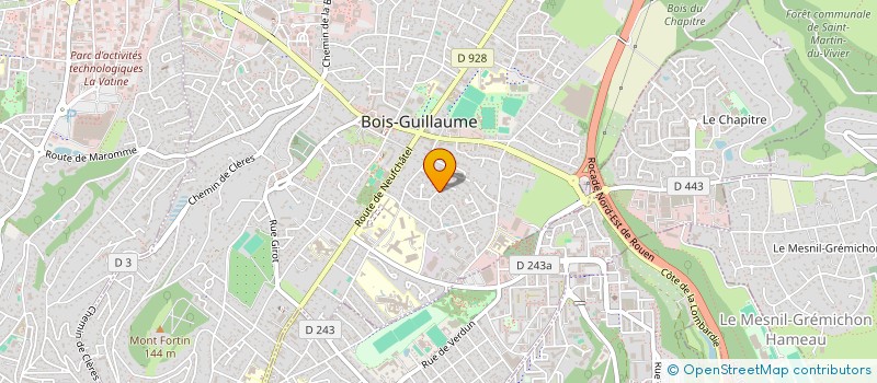 localisation de l'entreprise MONSIEUR TONY LUNION à BOIS-GUILLAUME