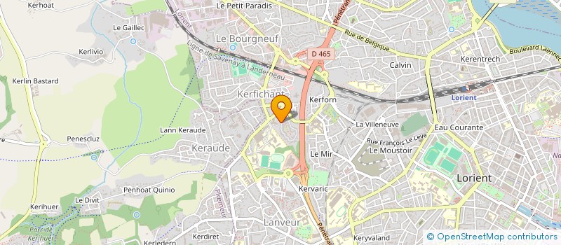localisation de l'entreprise MONSIEUR TONY MACE à LORIENT