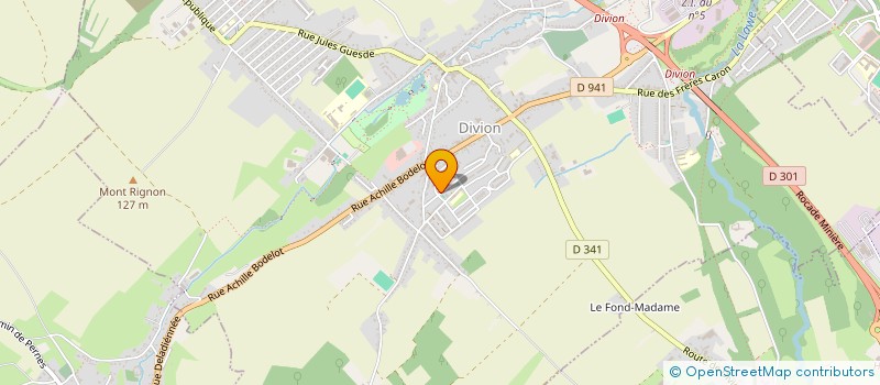 localisation de l'entreprise MONSIEUR TONY MACRELLE  DIVION