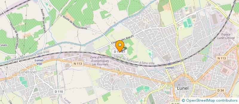 localisation de l'entreprise MONSIEUR TONY MADRID  LUNEL