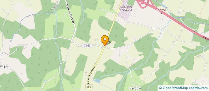 localisation de l'entreprise MONSIEUR TONY MAILLIE  AILLAS