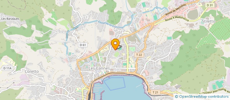 localisation de l'entreprise MONSIEUR TONY MAILLIEZ à AJACCIO