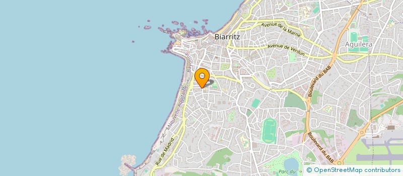 localisation de l'entreprise MONSIEUR TONY MARCELLO à BIARRITZ