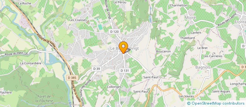 localisation de l'entreprise MONSIEUR TONY MARGERIT  VAL D'OINGT