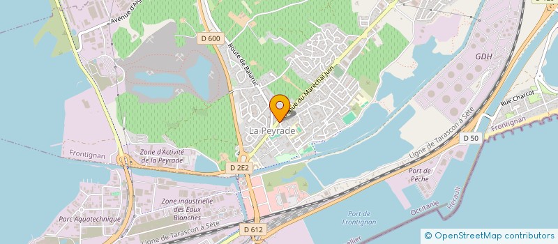 localisation de l'entreprise MONSIEUR TONY MARION à FRONTIGNAN