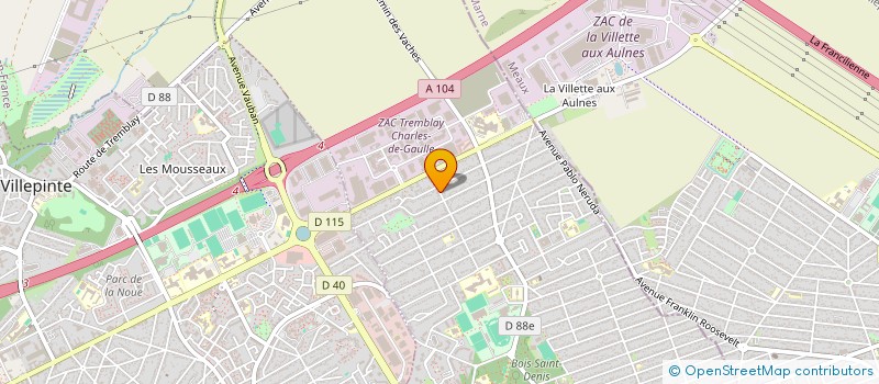 localisation de l'entreprise MONSIEUR TONY MARQUES FARINHA à TREMBLAY-EN-FRANCE