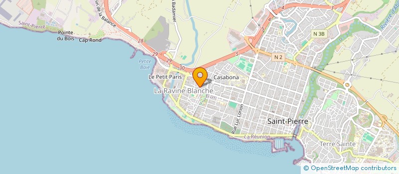 localisation de l'entreprise MONSIEUR TONY MARTIGNY  LE TAMPON