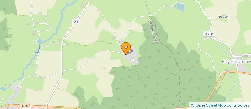 localisation de l'entreprise MONSIEUR TONY MARTIN  SAINT-BENIN-D'AZY