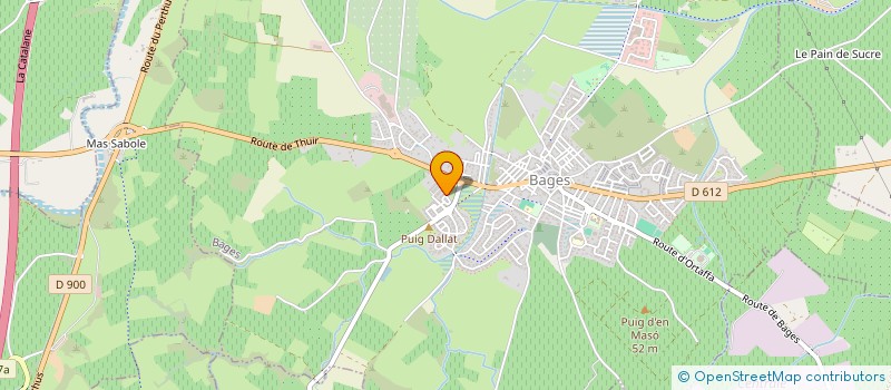 localisation de l'entreprise MONSIEUR TONY MARULL  BAGES