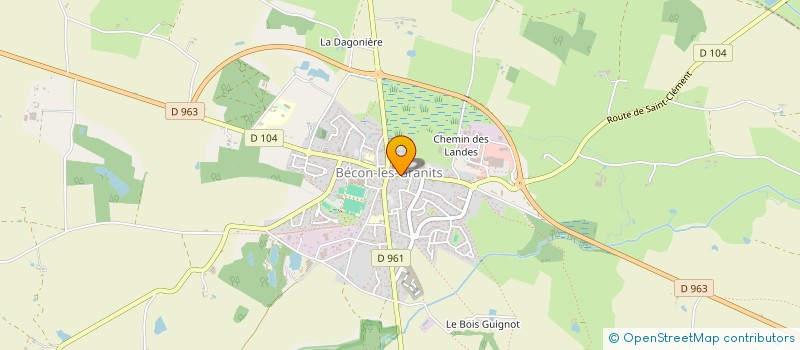 localisation de l'entreprise MONSIEUR TONY MASCEROT à VAL D'ERDRE-AUXENCE