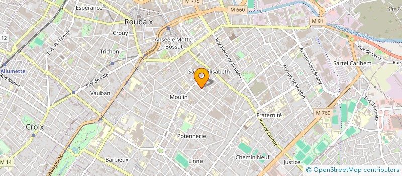 localisation de l'entreprise MONSIEUR TONY MASCIA  ROUBAIX