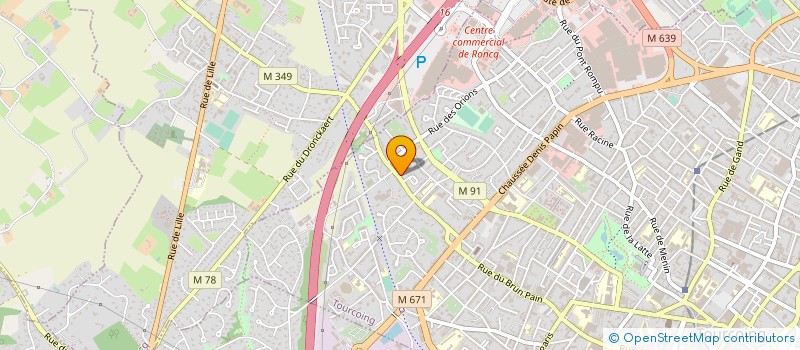 localisation de l'entreprise MONSIEUR TONY MASCLET  TOURCOING