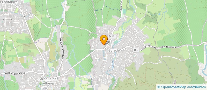 localisation de l'entreprise MONSIEUR TONY MAUGOUR  LES CLUSES