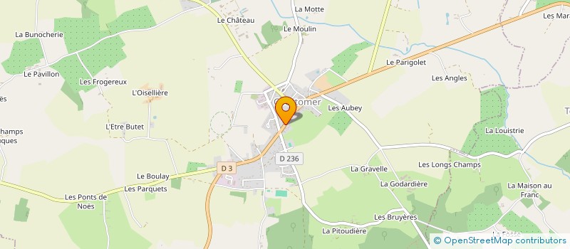 localisation de l'entreprise MONSIEUR TONY MERCIER  COURTOMER