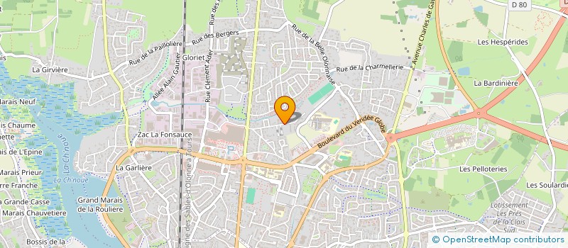 localisation de l'entreprise MONSIEUR TONY MERLE  LES SABLES D'OLONNE