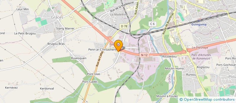 localisation de l'entreprise MONSIEUR TONY MICHELET  GRACES