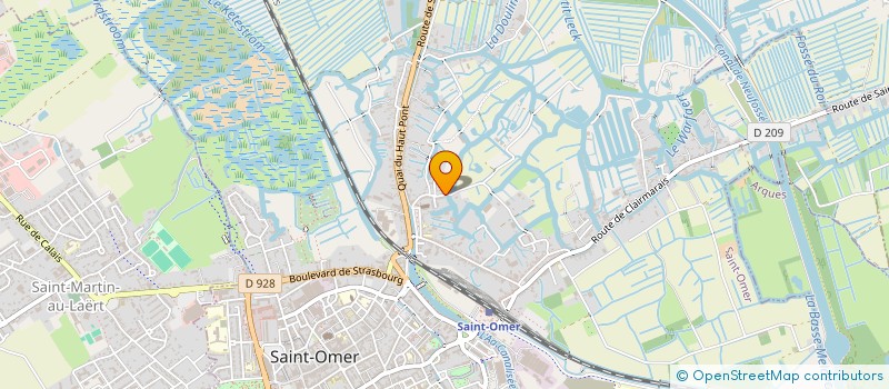 localisation de l'entreprise MONSIEUR TONY MIELOT  SAINT-OMER