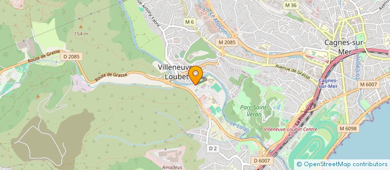 localisation de l'entreprise MONSIEUR TONY MIRCOVITCH à VILLENEUVE-LOUBET