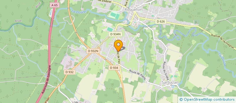 localisation de l'entreprise MONSIEUR TONY MOISELET  SARBAZAN