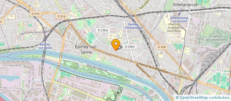 localisation de l'entreprise MONSIEUR TONY MORELLE à EPINAY-SUR-SEINE
