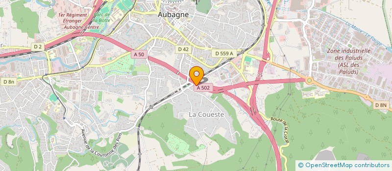 localisation de l'entreprise MONSIEUR TONY MORENO à AUBAGNE