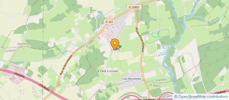 localisation de l'entreprise MONSIEUR TONY MORIN  SAVIGNE-L'EVEQUE