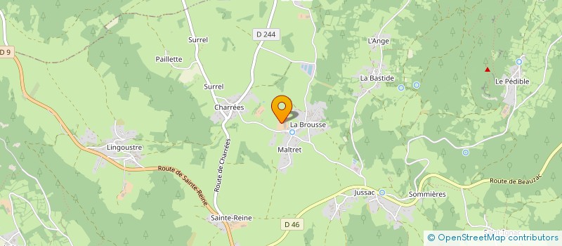 localisation de l'entreprise MONSIEUR TONY MOULIN à RETOURNAC