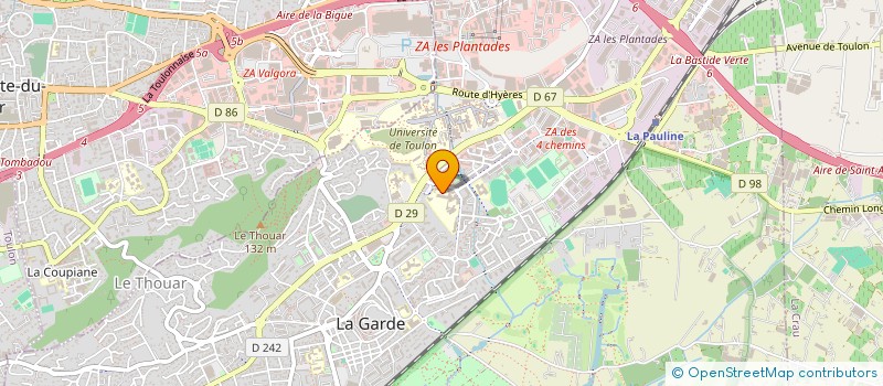 localisation de l'entreprise MONSIEUR TONY MYUMYUN  LA GARDE