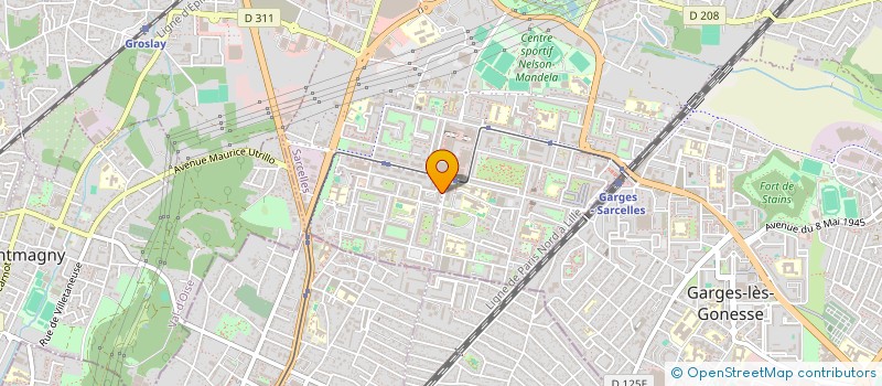 localisation de l'entreprise MONSIEUR TONY NACER  SARCELLES