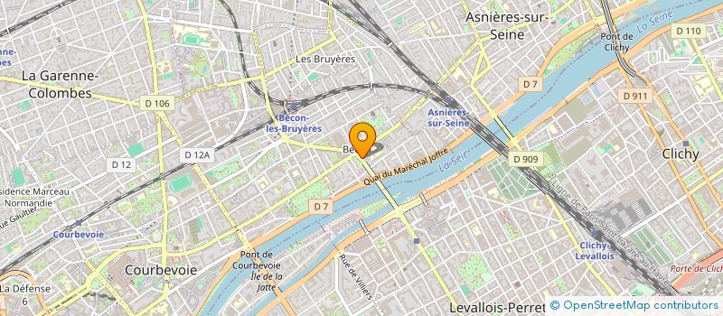 localisation de l'entreprise MONSIEUR TONY NASRALLAH à COURBEVOIE