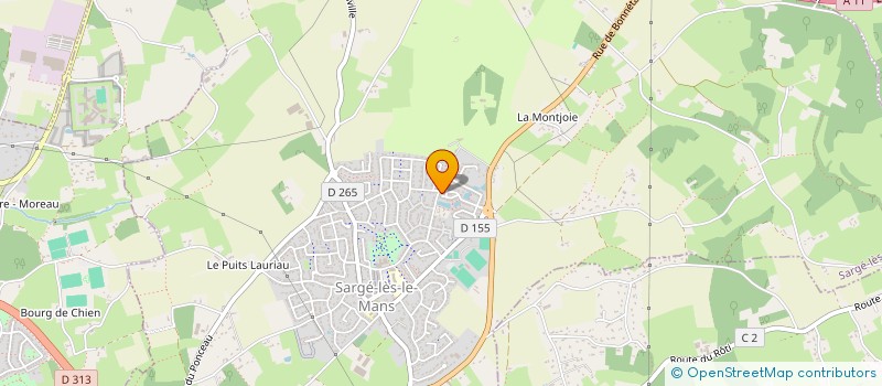 localisation de l'entreprise MONSIEUR TONY NEVEU  SARGE-LES-LE-MANS