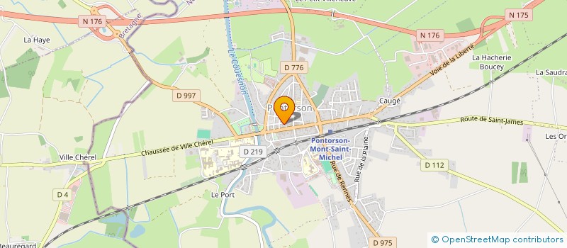 localisation de l'entreprise MONSIEUR TONY NGUNGA ISA  PONTORSON