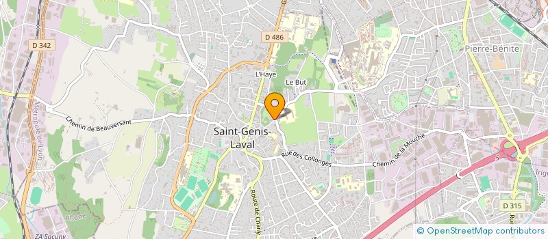 localisation de l'entreprise MONSIEUR TONY NHOUNG  SAINT-GENIS-LAVAL