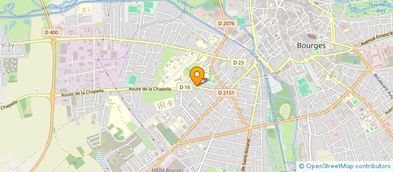 localisation de l'entreprise MONSIEUR TONY NICOLAS-GAUTIER  BOURGES