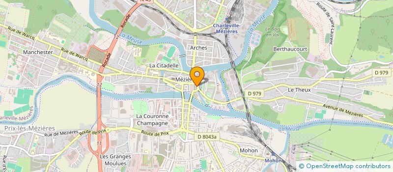 localisation de l'entreprise MONSIEUR TONY NORMAND  CHARLEVILLE-MEZIERES